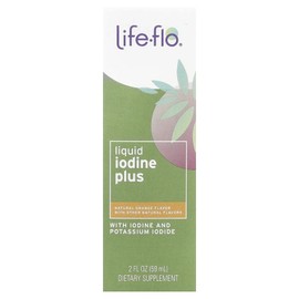 Life-flo Liquid Iodine Plus Natural Orange Flavor 59ml (2 fl oz), Lifeflo Liquid Iodine Plus Natural Orange Flavor 59ml2floz, 1 pc / Life-flo 액상 요오드 플러스 천연 오렌지 맛 59ml (2 fl oz), Lifeflo액상요오드플러스천연오렌지맛59ml2floz, 1개