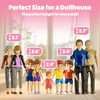 Dollhouse People, Bendable Dollhouse Family Set – 9 Poseable Figures