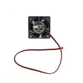 JZK 40x40x20 mm 2pin DC 5V mini cooling fan with wires, 4020 small cooling fan 40mm, 4cm 5V brushless DC fan, 3D printer fan with cable and connector