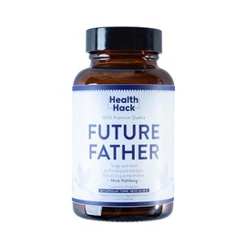 Health Hack Future Father  Apoyo para Hombres que Planean Ser Padres  Con CoQ10, L-Carnitina, Vitamina C  E, Zinc, Selenio, NAC, Extracto de Ginseng, 