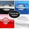 Protector De Arañazos Para Coche, Pegatina De Silicona 8pcs