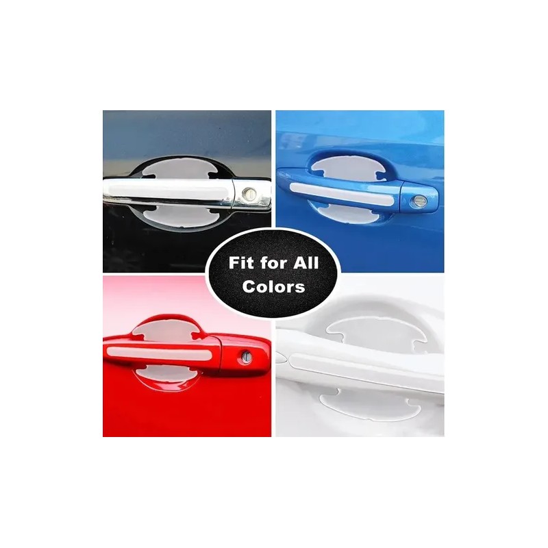Protector De Arañazos Para Coche, Pegatina De Silicona 8pcs