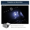 Dickno 4 PCS USB LED Car Interior Atmosphere Lamp, Portable