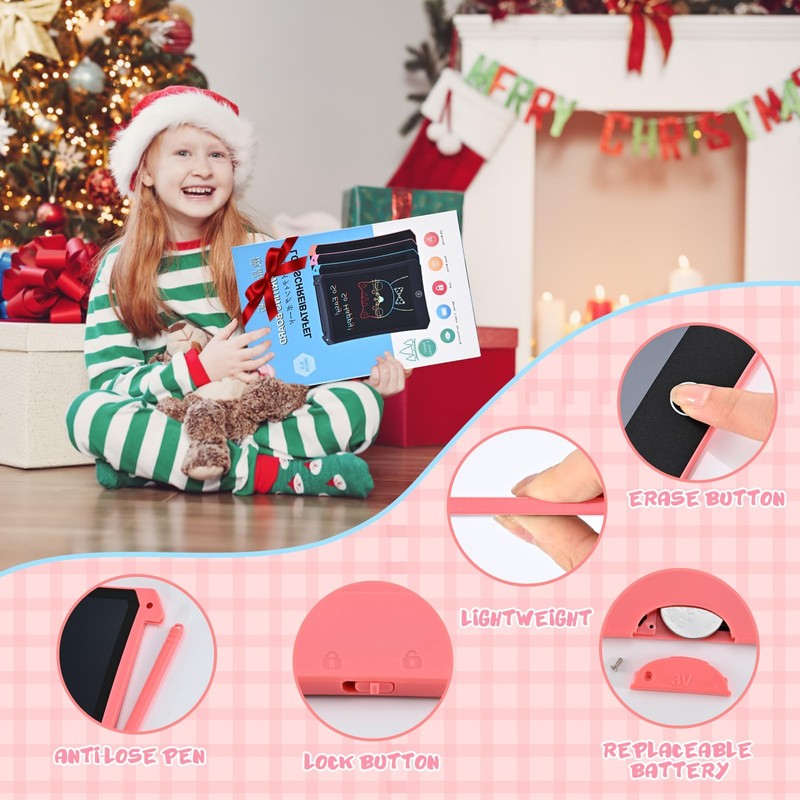 EooCoo Toy Drawing Board for 2-8 Years Old 2PCS 8.5