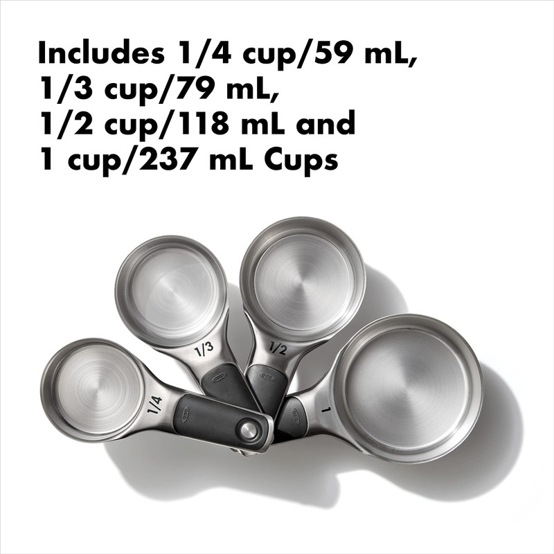 OXO Good Grips Stainless Steel Measuring Cups and Spoons Set,