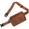 Fanny Packs for Women, Leather Vegan Belt Bag Crossbody Waist