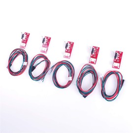ANGEEK Pack of 5 Mechanical Limit Switches with LED Indicator and Cable for Makerbot Prusa Mendel RepRap Mega 2560 1280 CNC Arduino RAMPS 1.4