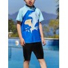 K898 Boys-Swim-Jammers Youth-Athletic Swimming-Shorts Quick-Dry - with Drawstring Kids Soft