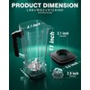 WantJoin Replacement Parts only for WantJoin 200D Blender, BPA-free and