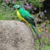 LWINGFLYER Christmas Artificial Parrot Lifesize Artificial Simulation Foam Feather Parrot