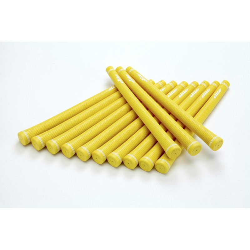 elitegrips TD50 Soft Golf Grips, Set of 13, Acid Yellow,