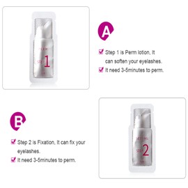 10 Pairs/Lot Lash Lift Lotions, Lash Lift Kit Eyelash Perm Kit Sachet Lash Nourish for Professionals, for Perming, Curling and Lifting Eyelashes