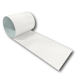 Eagle 1: 24 Gauge KYNAR 500 Sheet Metal Flashing Rolls-10 FT Long-Heavy Duty Pre-Finished Rolls-Commercial Grade-Roofing Flashing, Fascia Cover, Coping Cap-Multiple Sizes (12" x 10 FT, Bone White)