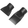 3Pcs Multifunction Blow Dry Nozzle Set Black Plastic Cordless Includes