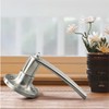 Qrity Bathroom Door Handle, Cylindrical Lever Lock, Interior Privacy No