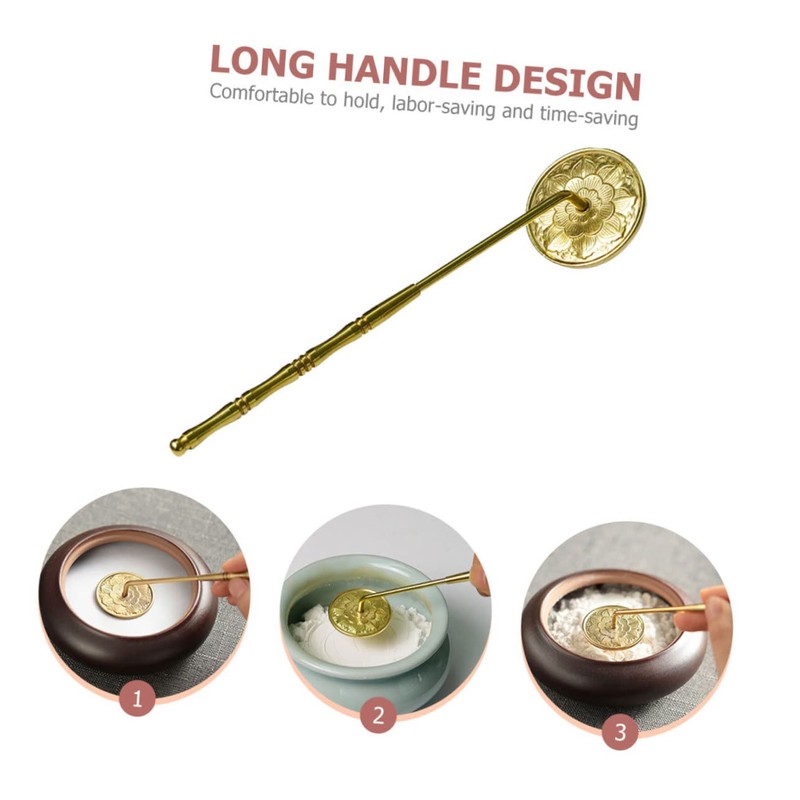 Mobestech Incense Powder Presser Mold Tool for Aromatherapy Long Handle