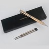 SAMFUNG Stick Ballpoint Pen Solid Brass EDC Pen, Pocket Rollerball