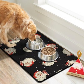 Absorbent Pet Food & Water Mats - Quick Dry, Non-Slip Dog Cat Accessories
