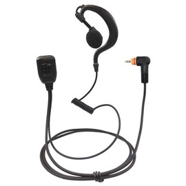 PROMAXPOWER G-Shape Swivel Earpiece Headset with in-Line PTT Button for Motorola Two-Way Radios SL7550e, SL7580, SL300, SL3500e, SL4000, SL8550e, SL1K