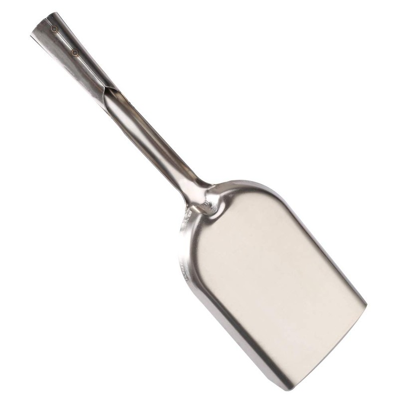 15.6-Inch Long Ash Shovel, One Piece Intact Formed BBQ Charcoal