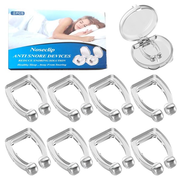 Aililong Set of 8 Nose Separators, Snoring Stopper, Nose Clip,