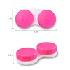 Aoutrow 16 Pack Mini Contact Lens Case Set, Colorful Bulk