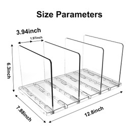 Copidrum - Soporte transparente para zapatos para niños pequeños, paquete de 2 unidades, ahorro de espacio, organizador de almacenamiento, organizador apilable, organizador de clóset, organizador para