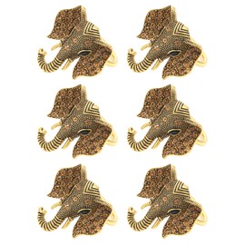 High-end Elephant Napkin Rings, Animal Napkin Rings Decorate Your Table to Create an Impressive Banquet for You. (04)