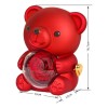 Oso Flor Rosa Eterna Joyero Regalo San Valentin Mama Collar