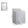 Washer/Dryer Cover,Zipper Design,Waterproof Dust-proof Moderately Sunscreen,(W29 D28 H40in) for Outdoor