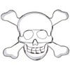 199552 Stainless steel Skull-Shaped Cookie Cutter Dishwasher-Safe