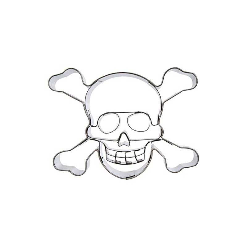 199552 Stainless steel Skull-Shaped Cookie Cutter Dishwasher-Safe