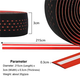 fuxunamz Bicycle Handlebar Tape, EVA Handlebar Tapes with End Plugs, Bicycle Parts for Road Bike, Cycling Bike, Mountain Bike, Lightweight, Non-Slip, Comfortable Cycling. Bike Handlebar Tape