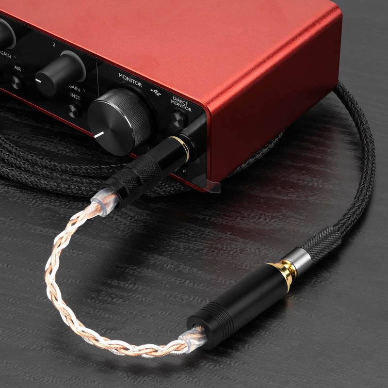 Geekria Apollo Balanced Connecting Cable, 3.5mm Triple Pole Stereo (Male)