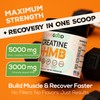LIVEGOOD Creatine + HMB Powder, Unflavored Organic Creatine Monohydrate for