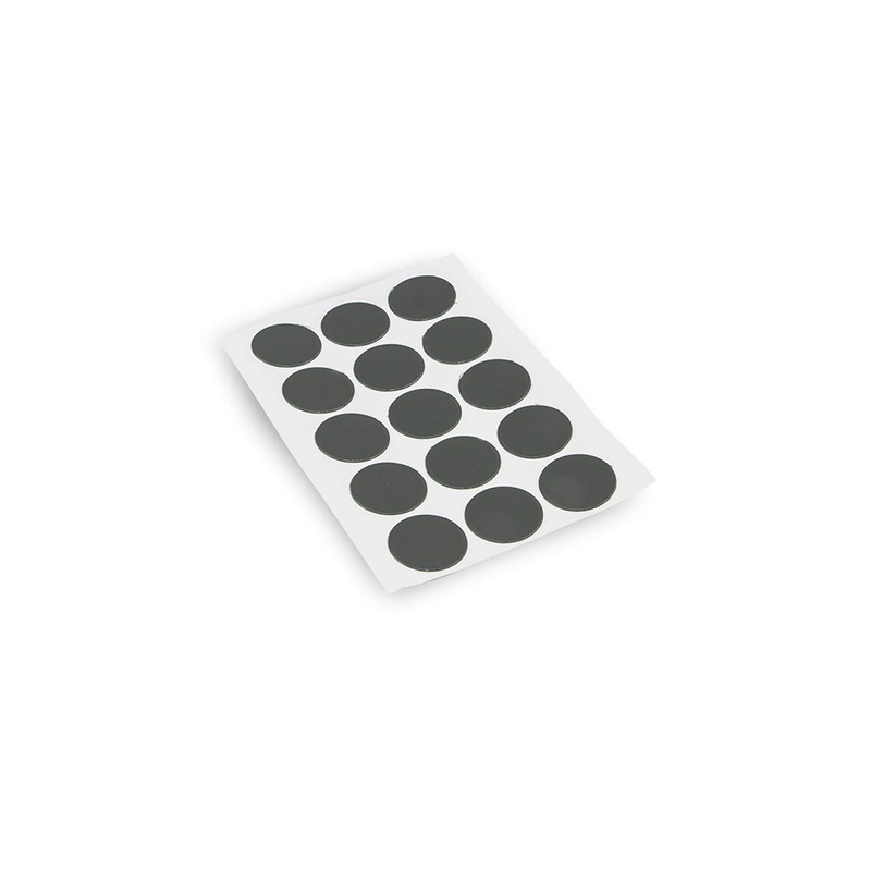 Emuca 4026623 Tapa Tornillos, Adhiva, Diameter 20 mm, Anthracite Grey,