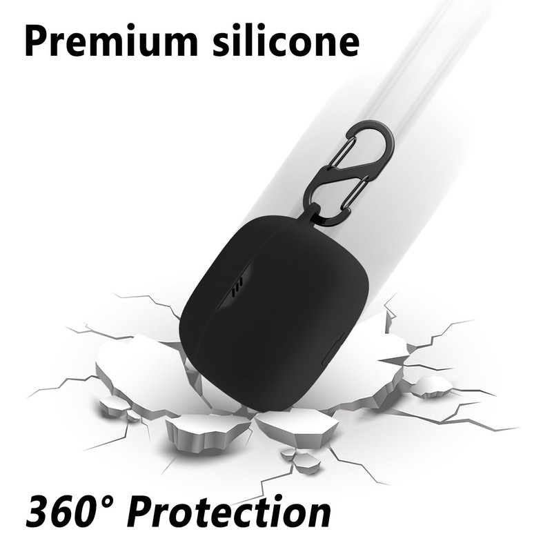 Geiomoo Silicone Case for JBL Tune Buds, Protective Cover with