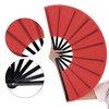 Nydotd 1 Packs Large Rave Fan Handheld Folding Fans Nylon