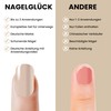 NagelGlück Nail foils, 32 plain nail foils (nude)