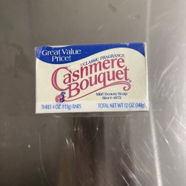 Colgate Palmolive 3 Pack Cashmere Bouquet Beauty Bar Soap Bath Size 4oz Vintage Old Stock Sealed