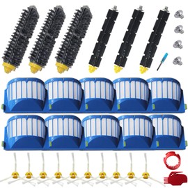 Amyehouse Replacement Parts Bristle & Flexible Brushes & Filters & Side Brush & Cleaning Tools Compatible with iRobot Roomba 600 Series 550 560 614 620 630 650 660 680 690 692 Vacuum Accessories
