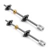 QWORK® 2 Sets 300 mm 8 mm T8 Threaded Rod