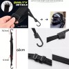 Redes Malla Moto Sujetar Casco Portabulto Cuerda Gancho 3pcs