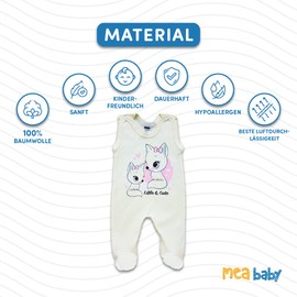 MEA BABY Unisex Baby Romper with Print 100% Cotton Pack of 5 Baby Romper for Girls Baby Romper for Boys, Girls 3