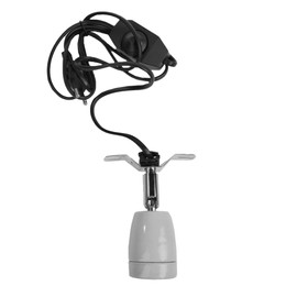 Hsthe Sea Heizlampenfassung, E27 Lampenfassung mit Kabel 360 Grad drehbare Lampenfassung für Reptilien Wärmelampe Amphibien Aquarien