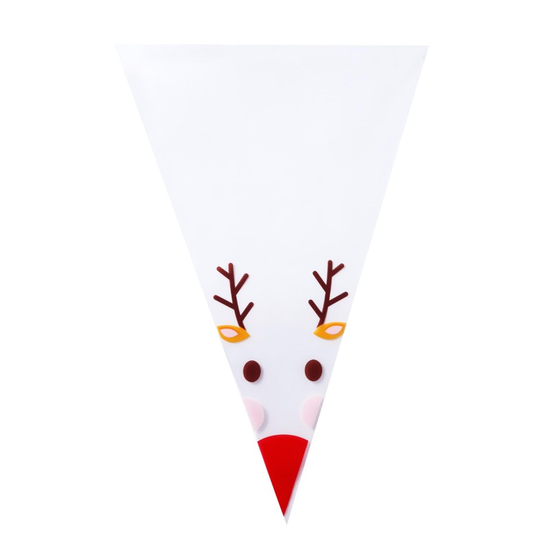 PME CH24IB125 12 Disposable Icing Piping Bags, Christmas Fun, Plastic