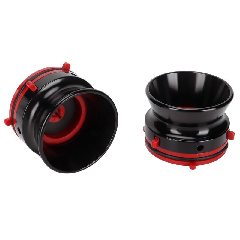 1 Pair NAB Hub Adapters Professional Polished Aluminum Reel to