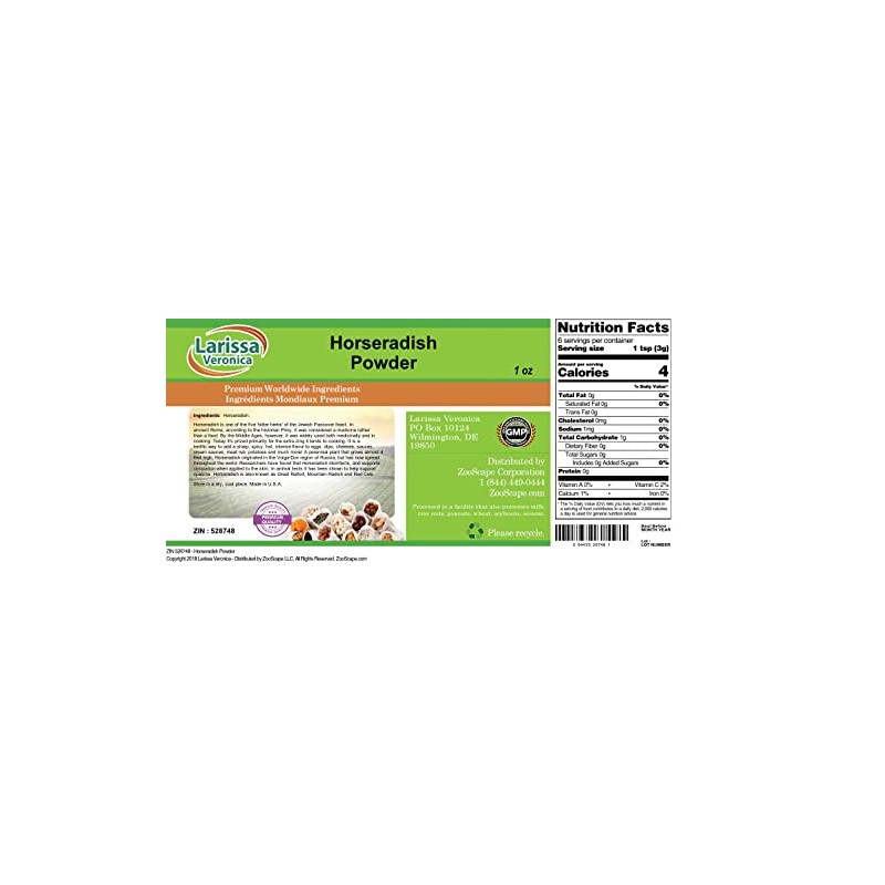 Horseradish Powder (1 oz, ZIN: 528748)