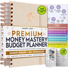 Budget Planner & Bill Organizer - A 12 Monthly Planner Journey to Financial Freedom, Undated Budget Book, Budget Organizer and Budget Planner with Cash Envelopes