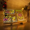 DWOOKE LED Message Board with 7 Colors Pen/Stand,Acrylic Dry Erase